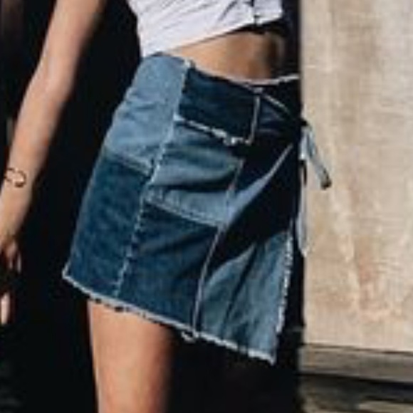 BDG Patchwork Skirt | Urban Outfitters - Picture 7 of 8